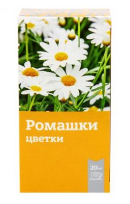 Купить ромашки аптечной цветки, фильтр-пакеты 1,5г, 20 шт бад в Кстово