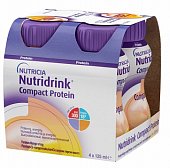 Купить nutridrink (нутридринк) компакт протеин со вкусом персика и манго 125мл, 4 шт в Кстово