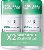 Купить svr spirial (свр) набор: дезодорант-антиперспирант растительный, 50 мл х 2 шт в Кстово