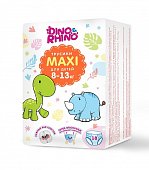 Купить подгузники - трусики для детей дино и рино (dino & rhino) размер maxi 8-13 кг, 18 шт в Кстово