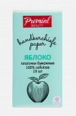 Купить premial (премиал) платочки бумажные трехслойные белые с ароматом зеленого яблока, 10 шт в Кстово